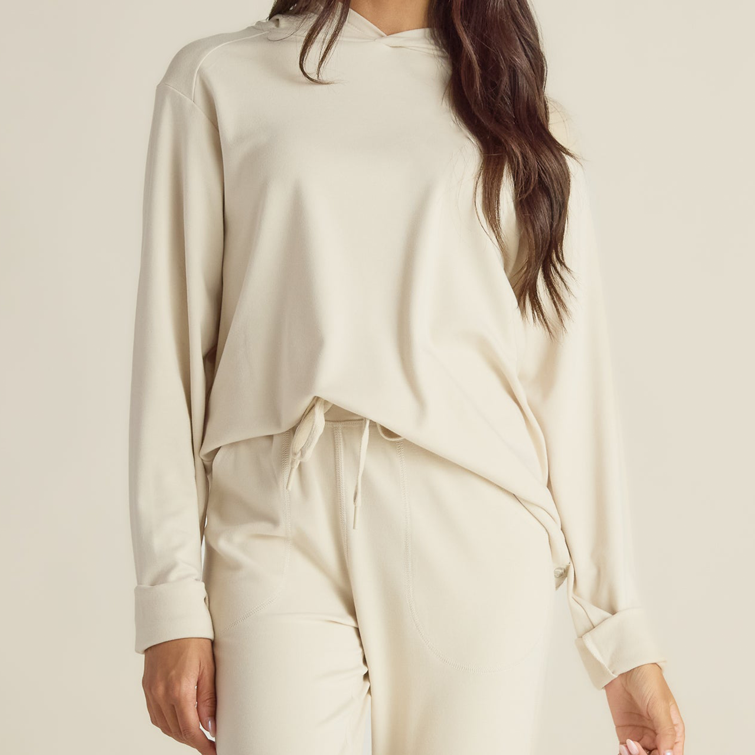 Ultra‑Soft Bamboo Blend Oversized Pullover Hoodie
